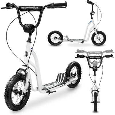 Trottinette HyperMotion VIVA 12 Large avec roues à pompe pour enfants 12 pouces 5+ Urban Steel Frein à main réglable - Publicité Trottinette HyperMotion VIVA 12 Large avec roues à pompe pour enfants 12 pouces 5+ Urban Steel Frein à main réglable - Publicité