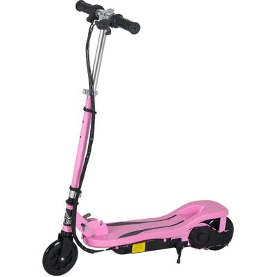 HOMCOM Trottinette électrique pour enfants 7+ ans Trottinette pliable avec hauteur réglable 24V Vitesse jusqu'à 12 km/h et charge de freinage 50 kg 75x36x82-93 cm Rose - Publicité HOMCOM Trottinette électrique pour enfants 7+ ans Trottinette pliable avec hauteur réglable 24V Vitesse jusqu'à 12 km/h et charge de freinage 50 kg 75x36x82-93 cm Rose - Publicité