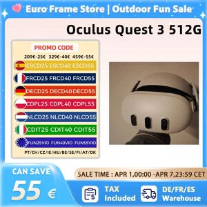 Oculus Quest 3 512G casque tout-en-un avec tête intégrée casque