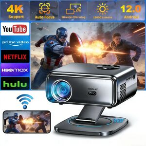 Projecteur HORLAT 800ANSI Android 12, résolution native 1080P, 4K, mise au point automatique/compensation de trapézoïde, audio HiFi, WiFi6, BT5.2, projecteur LED intelligent pour cinéma maison - Publicité Projecteur HORLAT 800ANSI Android 12, résolution native 1080P, 4K, mise au point automatique/compensation de trapézoïde, audio HiFi, WiFi6, BT5.2, projecteur LED intelligent pour cinéma maison - Publicité
