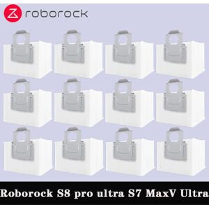 Roborock S8 Pro Ultra Roborock S7 Maxv Ultra Roborock Q7 Max + Roborock Q8 Max Puls Ultra Robot aspirateur sacs à poussière accessoires