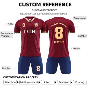 Maillot de Football Personnalisé pour Homme et Femme, Uniformes, Chemises,