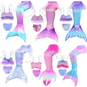 NONE Petite Sirène T64.4-13 Ans Maillot de Bain avec Haut Short pour Fille, Tenue de Plage, ixà la Piscine, Costume Cosplay, Accessoires - Publicité NONE Petite Sirène T64.4-13 Ans Maillot de Bain avec Haut Short pour Fille, Tenue de Plage, ixà la Piscine, Costume Cosplay, Accessoires - Publicité