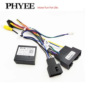 PHYEE Adaptateur de harnais Android pour voiture, décodeur de Bus CAN, prise 16 broches à 24 broches, câble de connecteur d'unité principale ACM pour Ford Focus MK3 Fiesta Mondeo - Publicité PHYEE Adaptateur de harnais Android pour voiture, décodeur de Bus CAN, prise 16 broches à 24 broches, câble de connecteur d'unité principale ACM pour Ford Focus MK3 Fiesta Mondeo - Publicité