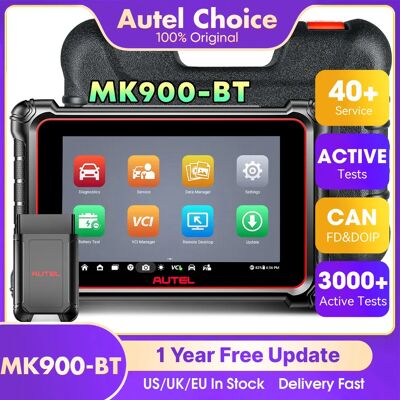Autel MaxiCOM MK900BT MK900-BT outil de Diagnostic bidirectionnel peut FD/DoIP Auto voiture OBD2 Scanner mis à niveau de MK900 MK808BT Pro - Publicité Autel MaxiCOM MK900BT MK900-BT outil de Diagnostic bidirectionnel peut FD/DoIP Auto voiture OBD2 Scanner mis à niveau de MK900 MK808BT Pro - Publicité
