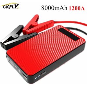 GKFLY 12V 1200A 8000mAh démarreur de saut de voiture Booster