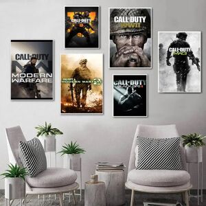 NONE Affiche sur toile d'art mural Call of Duty Modern