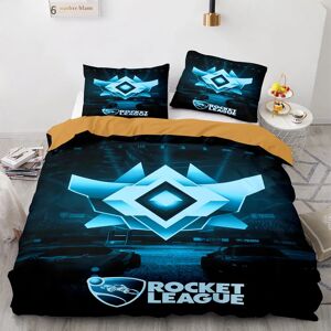 YHXSLY Rocket League Game Parure de lit pour chambre d'enfant,