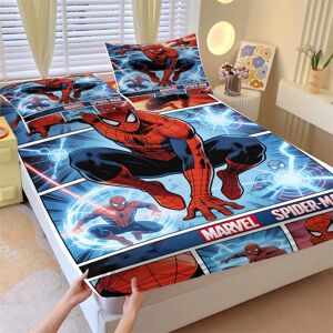 Ensemble de 3 pièces de draps-housses Marvel Spider-Man avec 2