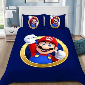 Potdemiel Housse de couette Super M-Mario 3D, ensemble de literie