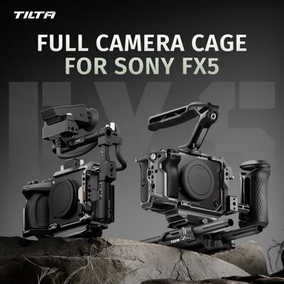 Cage de caméra TILTA FX5 pour Sony FX 5, kit professionnel complet avec poignée supérieure, poignée latérale Xeno, plaque de batterie PD V-Mount TA-T108 - Publicité Cage de caméra TILTA FX5 pour Sony FX 5, kit professionnel complet avec poignée supérieure, poignée latérale Xeno, plaque de batterie PD V-Mount TA-T108 - Publicité