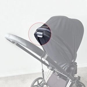 NONE Clé de dossier de Buggy Cybex Priam 2/3/4 Mios Balios S Lux, régulateur de siège, ajusteur d'angle, accessoires de commutateur de plaque arrière de poussette