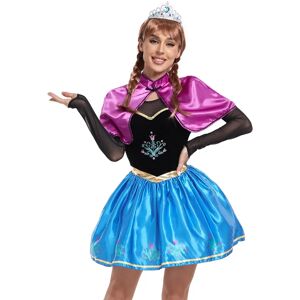 NONE Déguisement de Princesse Elsa et Anna Reine des Neiges