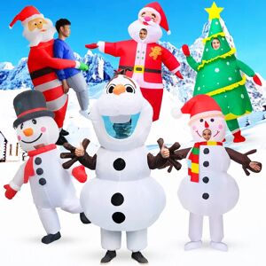 MINISO Costume Gonflable OlPG Bonhomme de Neige de Noël, Costumes