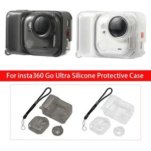 NONE Étui de protection en silicone pour Insta360 Go Ultra, résistant aux rayures, protection pour caméra d'action, étui pour caméra Insta360 GO Ultra