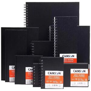 borrence Cahier à spirale pour fournitures scolaires, bloc-notes de papier