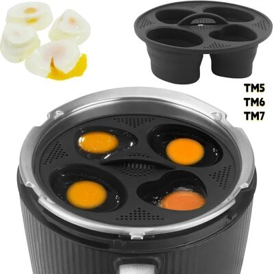 HAOYUNMA Convient aux cuiseurs à œufs et aux inserts de cuisson Thermomix TM7 TM6 TM5, moules en PP de qualité alimentaire et accessoires parfaits pour les œufs durs TM. Publicité HAOYUNMA Convient aux cuiseurs à œufs et aux inserts de cuisson Thermomix TM7 TM6 TM5, moules en PP de qualité alimentaire et accessoires parfaits pour les œufs durs TM. Publicité