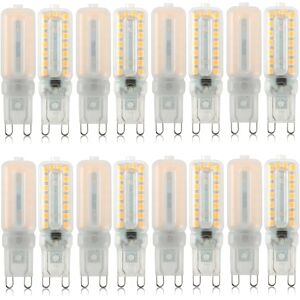 20 pièces/lot Mini ampoule de maïs Led G9 à intensité variable 3W 5W 7W ampoules 110V 220V 14Led 22Led 32Led coque blanc laiteux Angle de faisceau de 360 degrés image