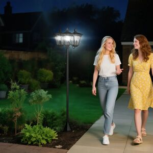 Lanterne de jardin solaire Outsunny avec 3 lanternes solaires ignifuges 120 lumens en plastique - Publicité Lanterne de jardin solaire Outsunny avec 3 lanternes solaires ignifuges 120 lumens en plastique - Publicité