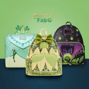 HEROCROSS Loungefly-Sac à dos Disney Princess Series pour femme, grenouille