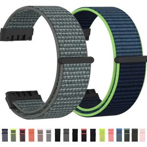 NONE Bracelet en Nylon pour Fitbit Versa 4/Versa 3, respirant,