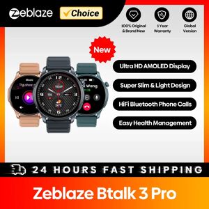 Zeblaze-Montre connectée Banti3 Pro, écran AMOLED, Hi-Fi, Bluetooth, appels téléphoniques, suivi de la santé et de la condition physique, première mondiale, 2024 - Publicité Zeblaze-Montre connectée Banti3 Pro, écran AMOLED, Hi-Fi, Bluetooth, appels téléphoniques, suivi de la santé et de la condition physique, première mondiale, 2024 - Publicité