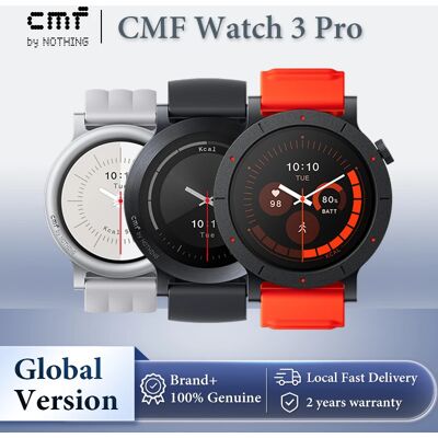 CMF BY NOTHING CMF Watch 3 Pro Montre Connectée 1,43" AMOLED, Autonomie de 13 jours, Double GPS, Appels Bluetooth avec Réduction du Bruit par IA, Fréquence Cardiaque - Publicité CMF BY NOTHING CMF Watch 3 Pro Montre Connectée 1,43" AMOLED, Autonomie de 13 jours, Double GPS, Appels Bluetooth avec Réduction du Bruit par IA, Fréquence Cardiaque - Publicité