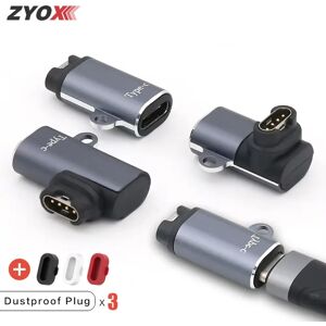 ZYOX Adaptateur de charge portable Type C/Micro USB/iOS pour montre connectée Garmin Fenix 8 7 7S 7X 6 6S 6X 5 5S 5X Venu 2, convertisseur de chargeur