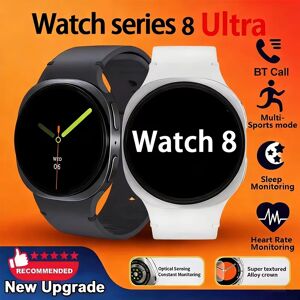 BOALZETD Nouvelle montre connectée classique 8 Max 2026 pour femme, GPS, suivi sportif, fréquence cardiaque, appels Bluetooth, étanche IP68, montre connectée pour homme et femme, idée cadeau