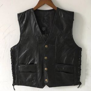 NONE Blouson en cuir classique pour moto, gilet pour homme, chemise à empiècements en cuir, veste de cyclisme, empiècements en cuir uni
