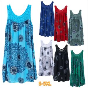 Aucun Vêtements pour femmes été sans manches robe camisole dentelle