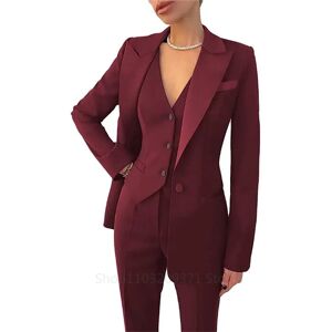 Aucun Mode grande taille femmes Blazer 3 pièces élégant à