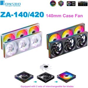 Ventilateur de refroidissement pour boîtier JONSBO ZA-140/420, 140 mm ARGB,