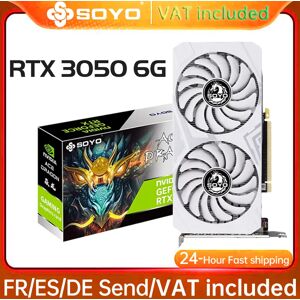 Cartes graphiques SOYO RTX 3050 6G GDDR6 GPU NVIDIA, composants