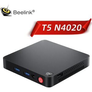 Beelink T5 Intel Celeron N4020 Mini PC 4 go DDR4 64 go eMMC prend en charge double HDMI double WiFi BT4.0 PK T4 Pro N3350 AK3V T8 Pro, 2024 image