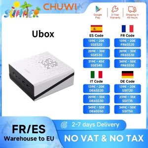 CHUWI UBox Mini PC AMD Ryzen 5 6600H 16GB DDR5 512GB SSD Windows 11 Pro 4K 144Hz décording WiFi 6 BT 5.2 étendre M.2 1T * 2 650g - Publicité CHUWI UBox Mini PC AMD Ryzen 5 6600H 16GB DDR5 512GB SSD Windows 11 Pro 4K 144Hz décording WiFi 6 BT 5.2 étendre M.2 1T * 2 650g - Publicité