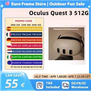 Casque tout-en-un Oculus Quest 3 512 Go avec casque VR