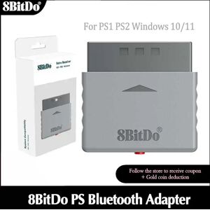 8Bitdo Adaptateur récepteur rétro 8 bits Dongle pour PS1 PS2