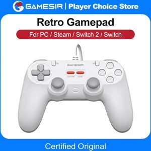 Manettes de jeu filaires GameSir Retro pour PC Steam Switch 2/1, contrôleur Tegenaria Lite avec stick à effet Hall, taux de polling de 1000 Hz - Publicité Manettes de jeu filaires GameSir Retro pour PC Steam Switch 2/1, contrôleur Tegenaria Lite avec stick à effet Hall, taux de polling de 1000 Hz - Publicité