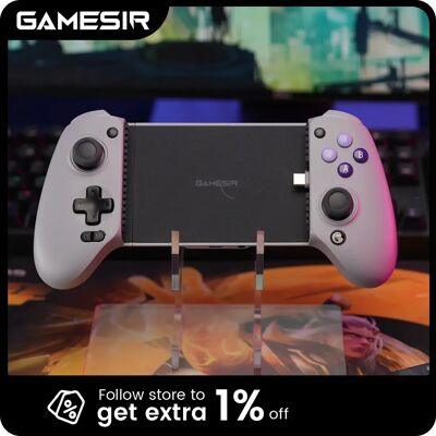Manette de jeu mobile GameSir G8, contrôleur de jeu à effet Hall pour iPhone 15, téléphone Android, Xbox Game Pass, STADIA XCloud Cloud Gaming - Publicité Manette de jeu mobile GameSir G8, contrôleur de jeu à effet Hall pour iPhone 15, téléphone Android, Xbox Game Pass, STADIA XCloud Cloud Gaming - Publicité