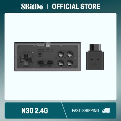 Manette de jeu sans fil 8BitDo N30 2.4G pour NES d'origine - Publicité Manette de jeu sans fil 8BitDo N30 2.4G pour NES d'origine - Publicité