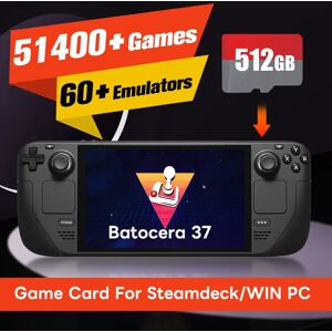 JMachen Carte de jeu Batocera pour Steamdeck/Steamdeck OLED/Windows PC avec