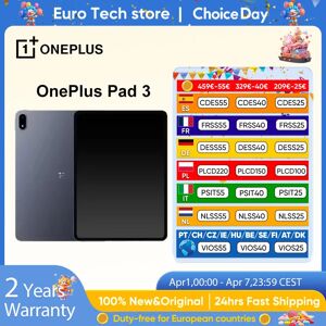 Version mondiale OnePlus Pad 3 13.2 pouces tablette 144Hz écran