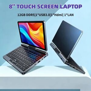 CWWK Mini ordinateur portable 8 pouces écran tactile HD, Windows 11, Intel N150 4 cœurs, 2-en-1, PC de poche, 12 Go de RAM LPDDR5, 512 Go SSD M.2 - Publicité CWWK Mini ordinateur portable 8 pouces écran tactile HD, Windows 11, Intel N150 4 cœurs, 2-en-1, PC de poche, 12 Go de RAM LPDDR5, 512 Go SSD M.2 - Publicité
