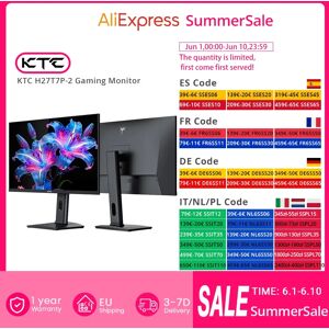 (Version améliorée H27T22) moniteur de jeu KTC H27T7P-2 27 "2560 × 1440 QHD 210Hz Base de levage panneau de jeu IPS rapide et résolution 2K - Publicité (Version améliorée H27T22) moniteur de jeu KTC H27T7P-2 27 "2560 × 1440 QHD 210Hz Base de levage panneau de jeu IPS rapide et résolution 2K - Publicité