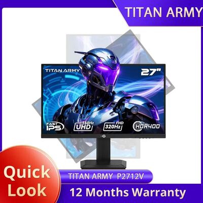 Moniteur de jeu TITAN ARMY 27 pouces P2712V, mode double 4K@160Hz/1080P@320Hz, panneau IPS rapide, HDR400, synchronisation adaptative, RGB ergonomique, 1,07 milliard de couleurs, 8 bits+FRC, VESA - Publicité Moniteur de jeu TITAN ARMY 27 pouces P2712V, mode double 4K@160Hz/1080P@320Hz, panneau IPS rapide, HDR400, synchronisation adaptative, RGB ergonomique, 1,07 milliard de couleurs, 8 bits+FRC, VESA - Publicité