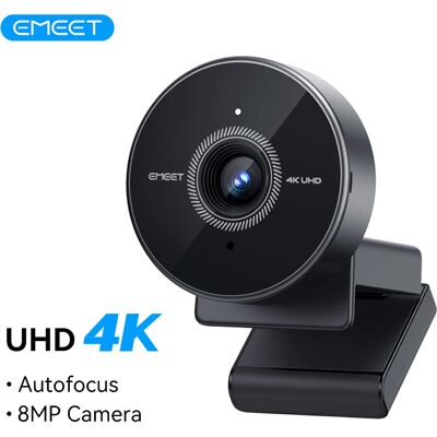Webcam 4K caméra Web 1080P 60fps avec Microphone Mini caméra USB pour ordinateur/ordinateur de bureau/ordinateur portable Webcam EMEET - Publicité Webcam 4K caméra Web 1080P 60fps avec Microphone Mini caméra USB pour ordinateur/ordinateur de bureau/ordinateur portable Webcam EMEET - Publicité
