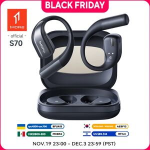 1MORE Écouteurs sans fil Bluetooth S70, oreillettes ouvertes, étanche IPX5, accessoires de jeu, casque, vente flash, Charge rapide, 1 plus - Publicité 1MORE Écouteurs sans fil Bluetooth S70, oreillettes ouvertes, étanche IPX5, accessoires de jeu, casque, vente flash, Charge rapide, 1 plus - Publicité