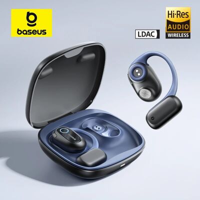 Baseus Bowie MF1/Eli 15i ajustement écouteurs sans fil Sport à oreille ouverte Bluetooth 5.4 crochets d'oreille grands basses Sport écouteurs 60 heures de lecture - Publicité Baseus Bowie MF1/Eli 15i ajustement écouteurs sans fil Sport à oreille ouverte Bluetooth 5.4 crochets d'oreille grands basses Sport écouteurs 60 heures de lecture - Publicité