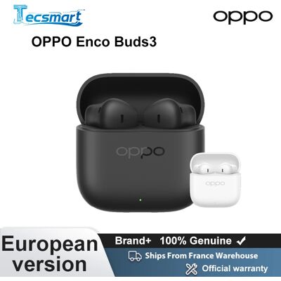 Écouteurs sans fil Bluetooth OPPO Enco Buds3, autonomie de 48 heures, réduction de bruit par IA, version UE - Publicité Écouteurs sans fil Bluetooth OPPO Enco Buds3, autonomie de 48 heures, réduction de bruit par IA, version UE - Publicité